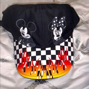 Disney Vans Minnie & Mickey Mouse Flames Cap